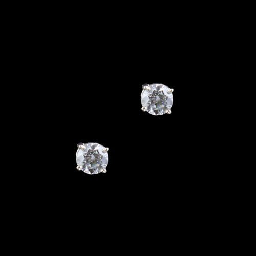 STERLING SILVER CZ EARRINGS