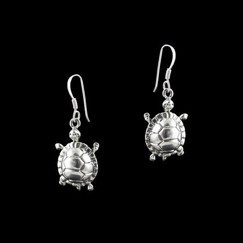 SILVER OXIDIZED HANGING EARRINGS