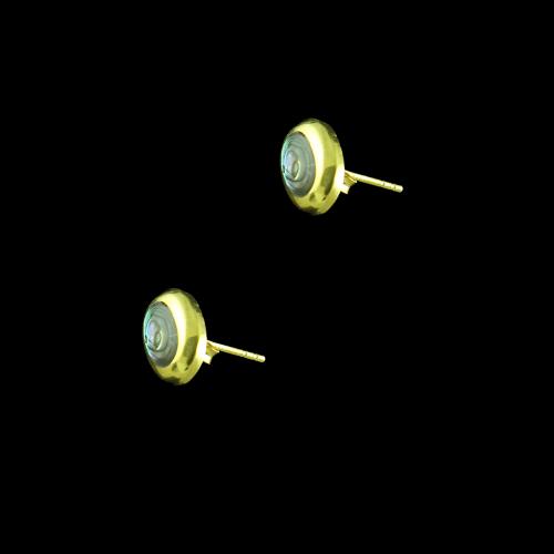 GOLD PLATED ABALONE EARRINGS