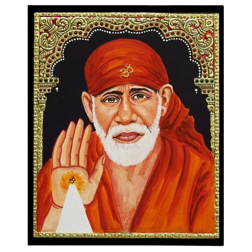 TANJORE PAINTING SAI BABA