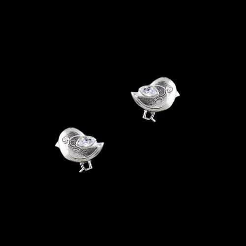 STERLING SILVER BIRD EARRINGS