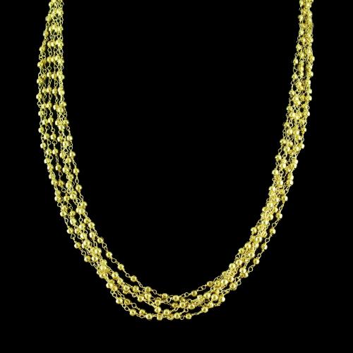 GOLD PLATED BUNCH NECKLACE