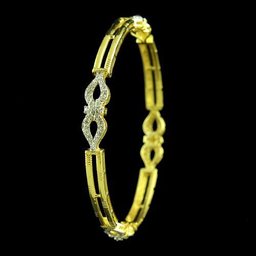 GOLD PLATED SWAROVSKI BANGLE