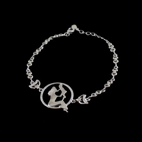 STERLING SILVER CZ  BRACELET