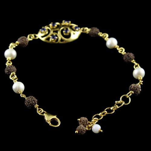GOLD PLATED PEARL BRACELETS