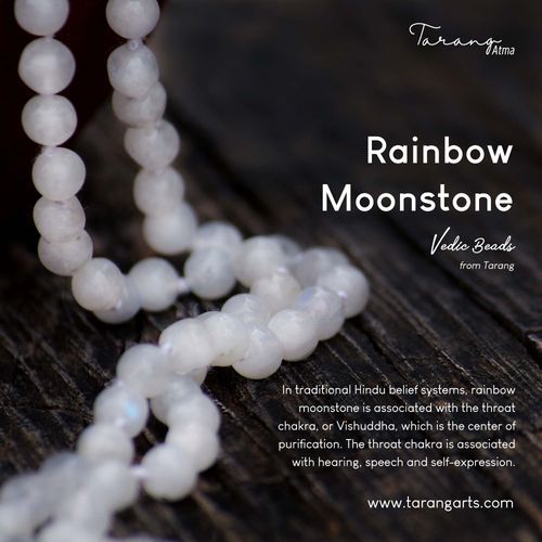 rainbow moonstone mala