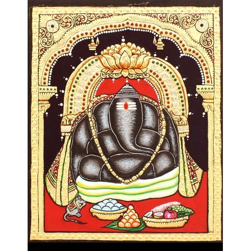 TANJORE PAINTING KANIPAKAM GANESHA