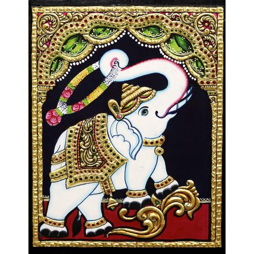 TANJORE PAINTING ELEPHANT
