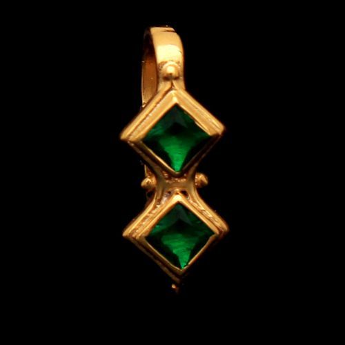 GOLD PLATED CZ NOSE PIN