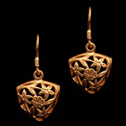 Gold Plated Hanging Earrings