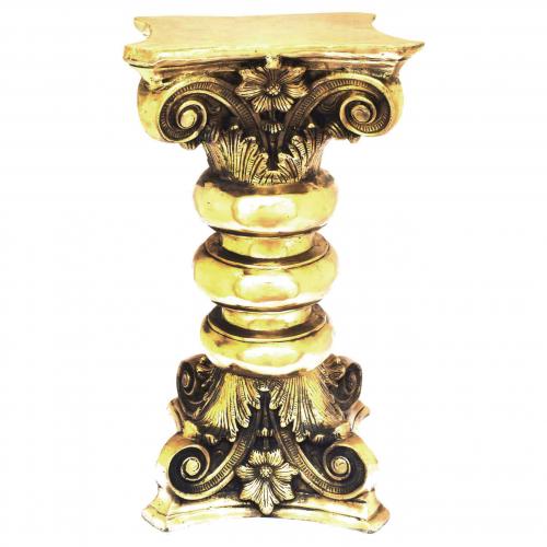 BRASS STOOL WITH 3 RING