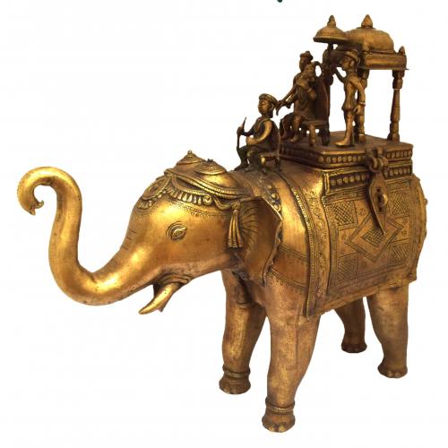 TIKAMGARH BRASS ELEPHANT BOX