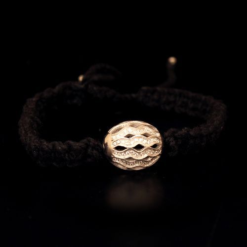 STERLING SILVER CZ THREAD BRACELET