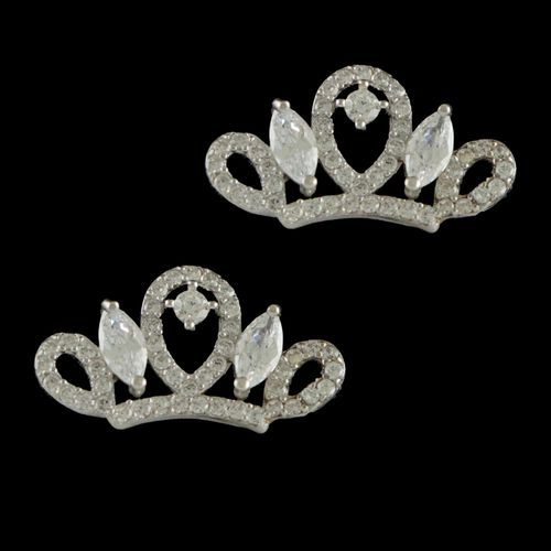STERLING SILVER CZ EARRINGS
