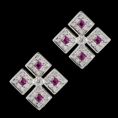 STERLING SILVER CZ EARRINGS