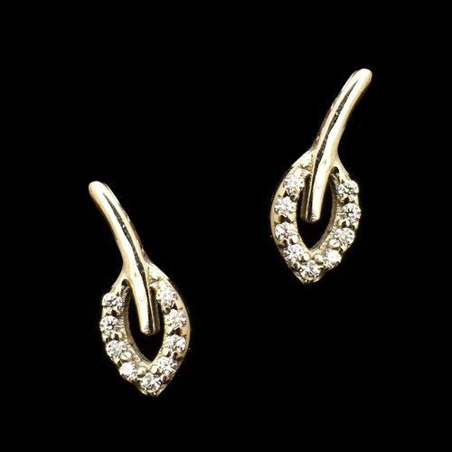 STERLING SILVER CZ EARRINGS