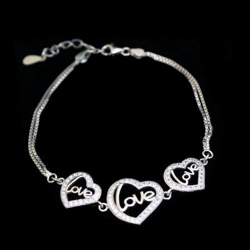 STERLING SILVER CZ BRACELETS