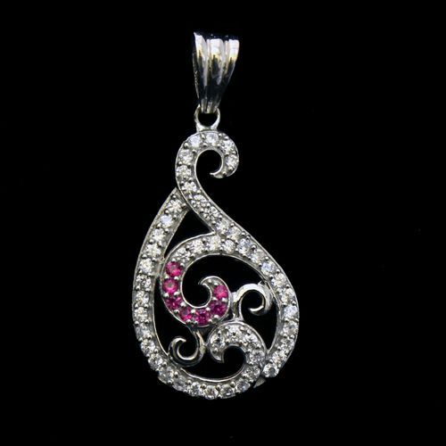 STERLING SILVER CZ PENDANTS