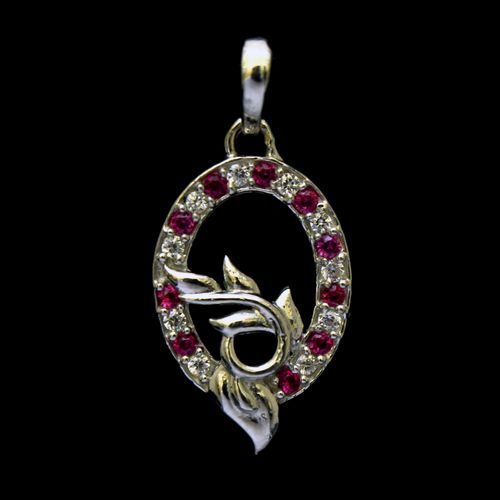 STERLING SILVER CZ PENDANT