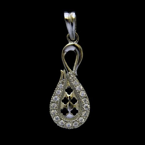 STERLING SILVER CZ PENDANT