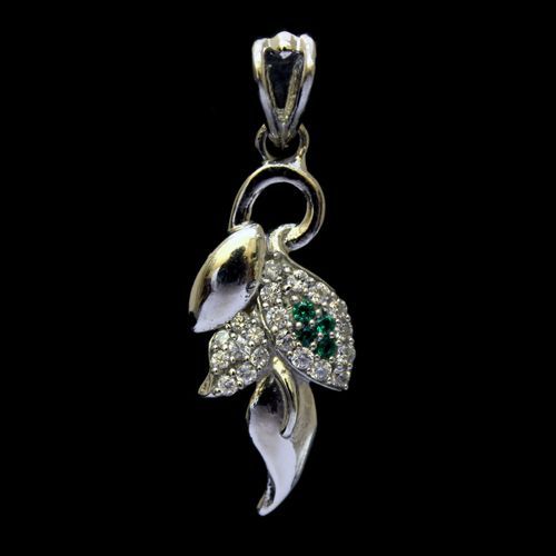 STERLING SILVER CZ PENDANT