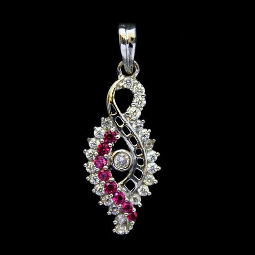 STERLING SILVER CZ PENDANT