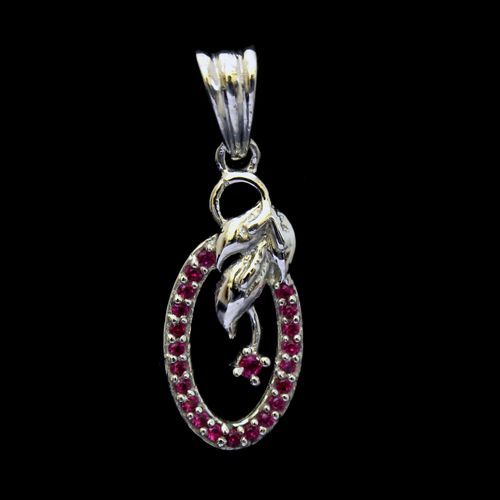 STERLING SILVER CZ PENDANT