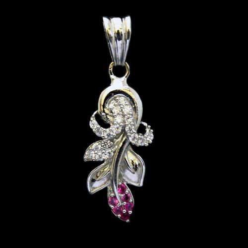 STERLING SILVER CZ PENDANT