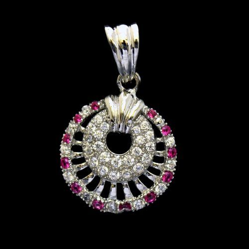 STERLING SILVER CZ PENDANT