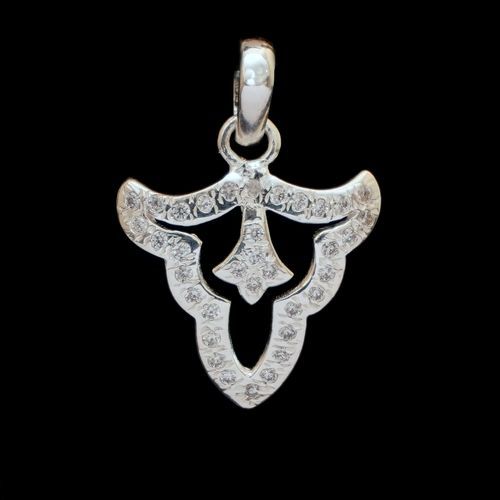 STERLING SILVER CZ PENDANT