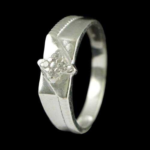 STERLING SILVER CZ MENS RINGS