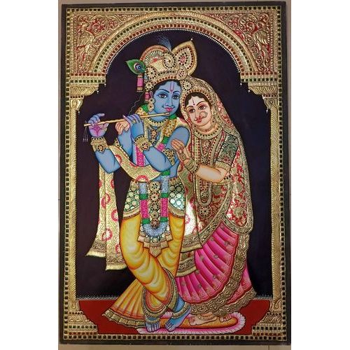 TANJORE PAINTING RADHA KRISHNA AQ