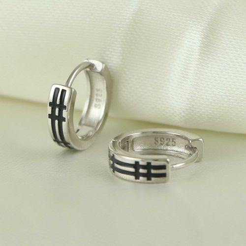 STERLING SILVER BALI EARRINGS