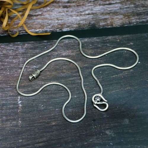 OXIDIZED SILVER CHAIN