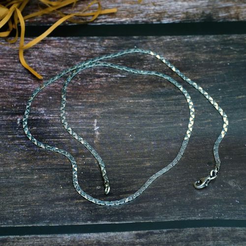 OXIDIZED SILVER CHAIN
