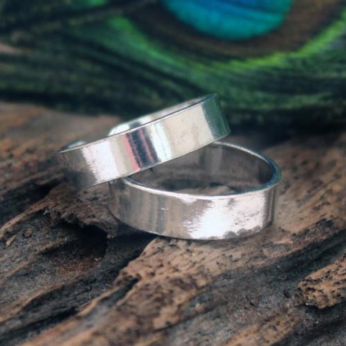 OXIDIZED SILVER TOE RINGS