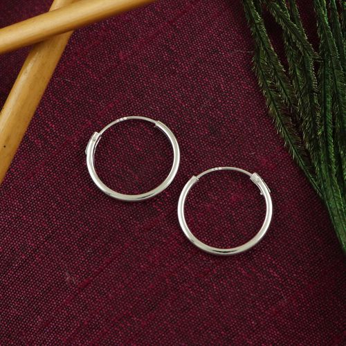 STERLING SILVER 12MM BALI EARRINGS