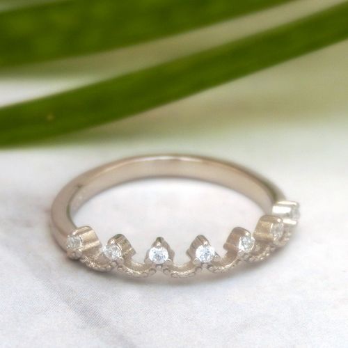 STERLING SILVER CZ RING