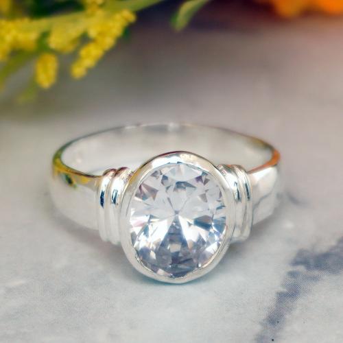 Jarkan Precious Gemstone Natural Zircon Stone Rashi Ratna Ashtadhatu  Adjustable Gold Ring for Astrological Purpose for Men and Women