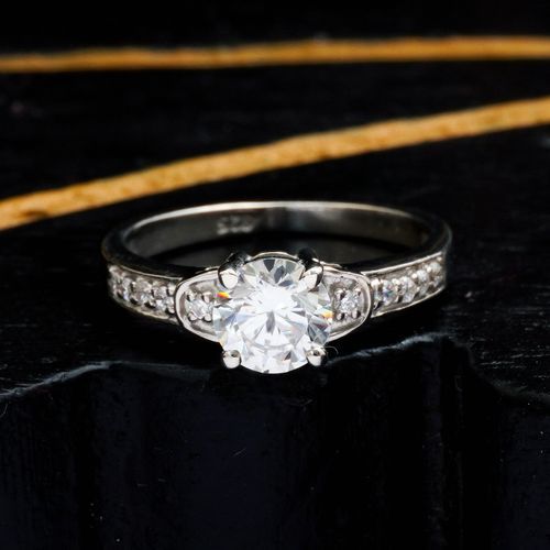 STERLING SILVER CZ RING
