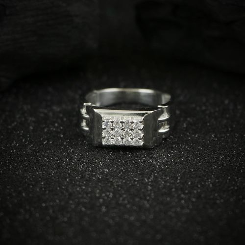 92.5 STERLING SILVER CZ RING