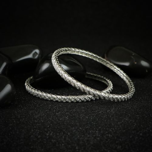 STERLING SILVER CZ BANGLE