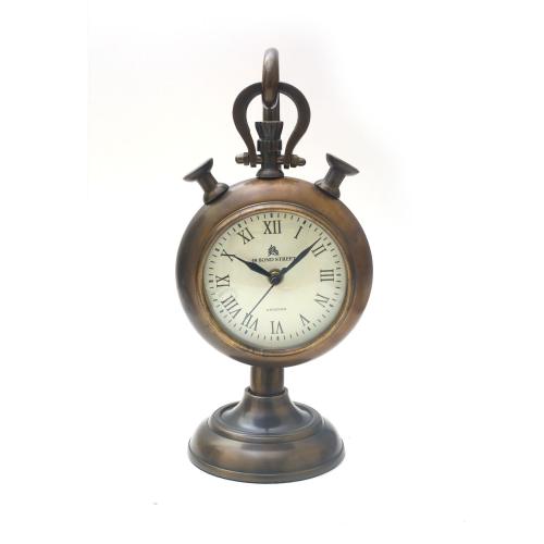 BRASS CLOCK HANGING  WITH STAND