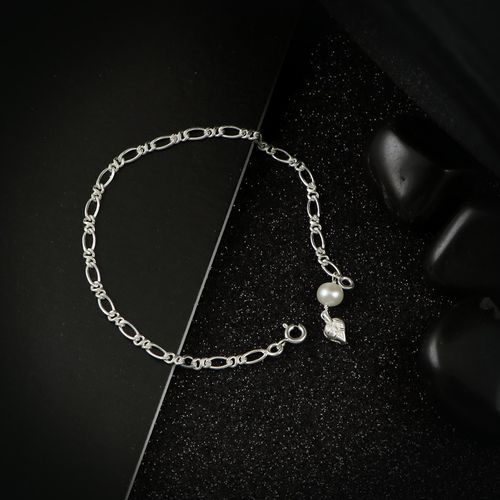 SILVER PEARL BRACELET