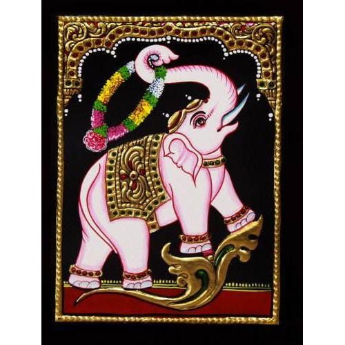 TANJORE PAINTING ELEPHANT