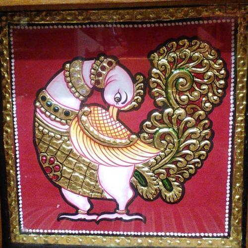 TANJORE PAINTING ANNAPAKSHI