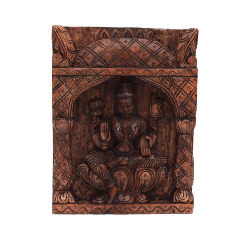 WOODEN WALL HANGING VEERA LAKSHMI