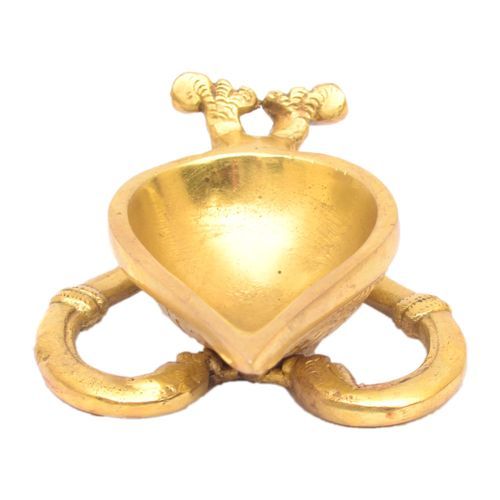 BRASS OIL LAMP HAND