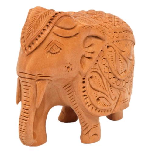 WOODEN ELEPHANT CARVING