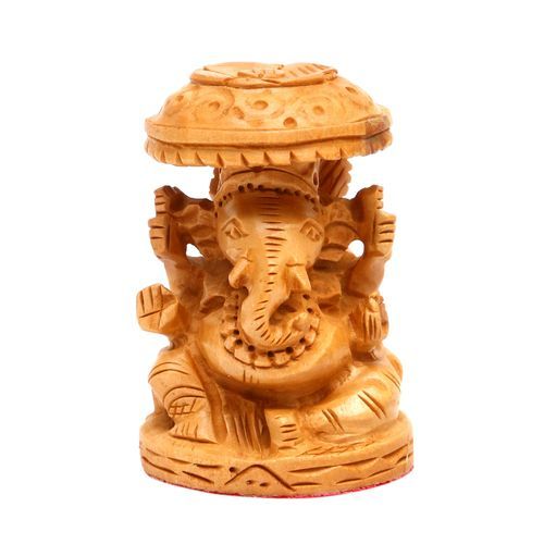WOODEN GANESHA CHATRI